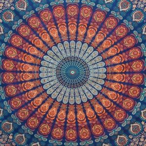 Cool flower tapestry